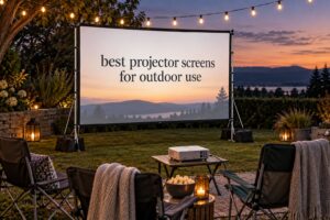 best projector screens for outdoor use