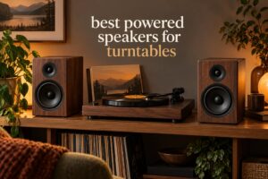 best powered speakers for turntables